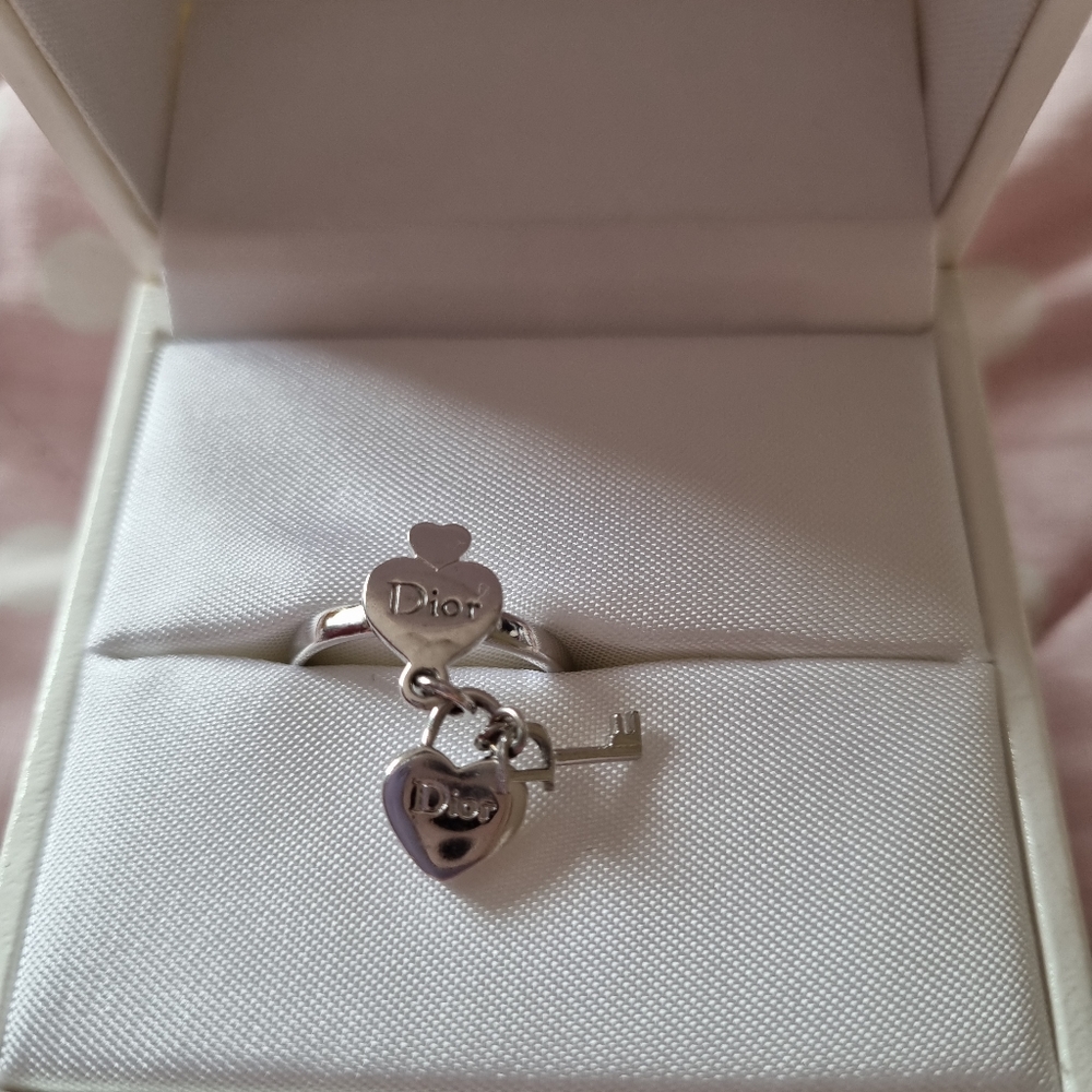 Preowned Authentic Dior Silver ring - Picture 1 of 5